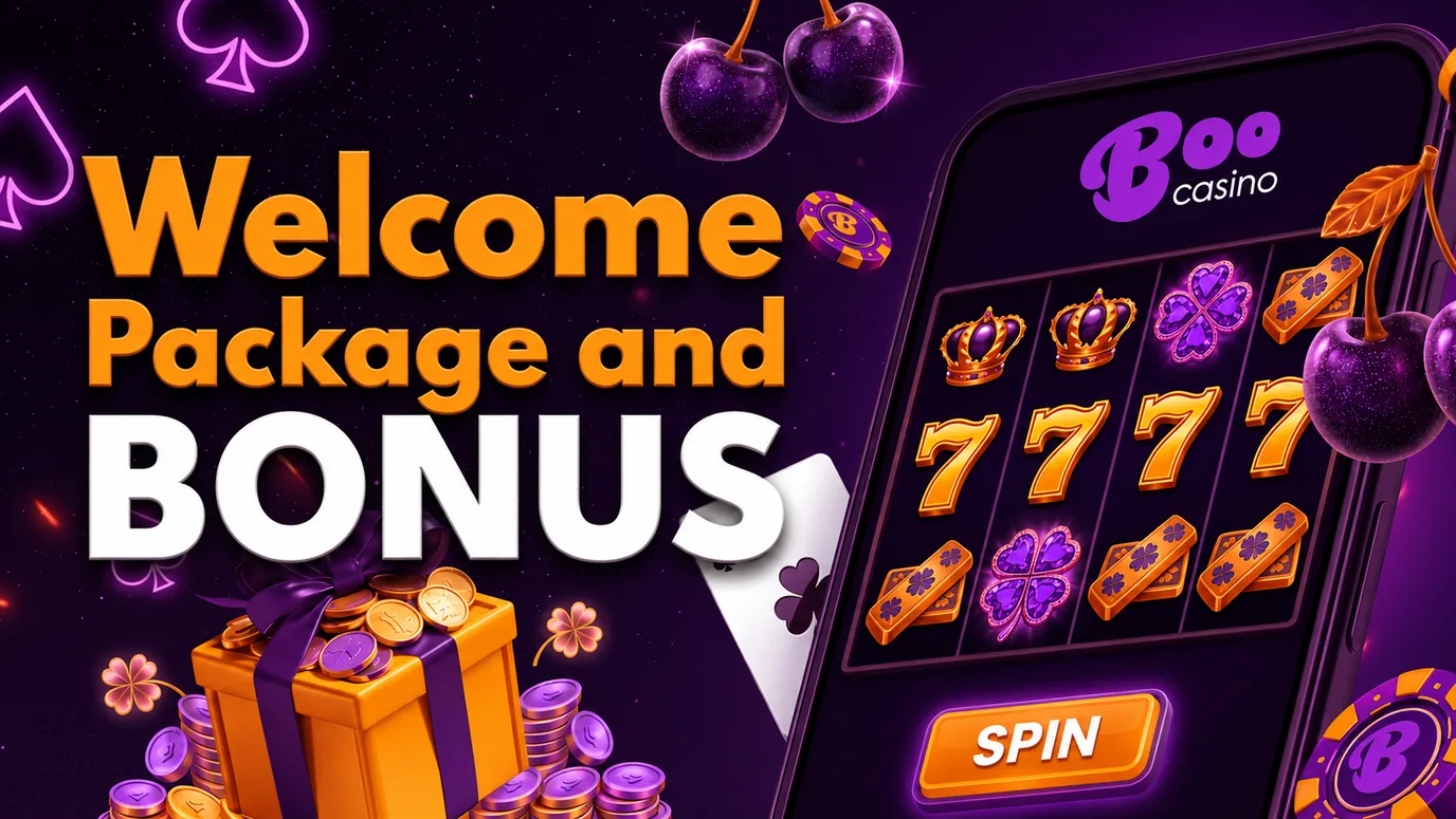 Boo Casino welcome package and bonus